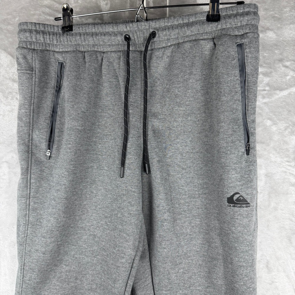 Quiksilver Men's‎ DRYFLIGHT Fleece Jogger Sweatpants Size Large Zip Pockets